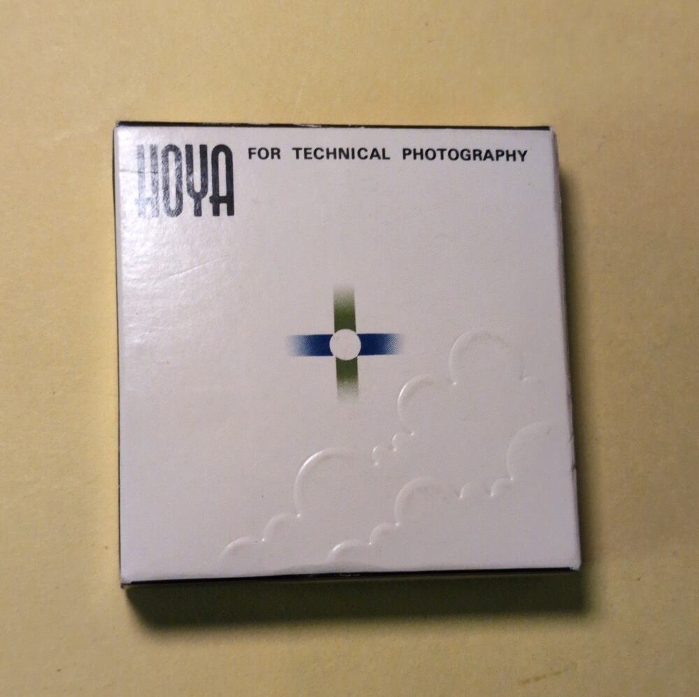 Vintage Hoya 46mm PL Linear Polarizer Lens Filter 46.0s Technical Photo Japan
